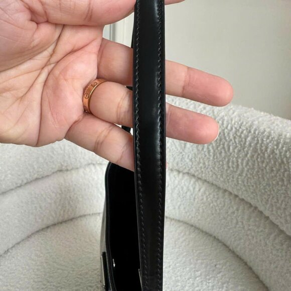 ❌SOLD❌ Prada Cleo Brushed Leather Shoulder Bag Black - Picture 8 of 16